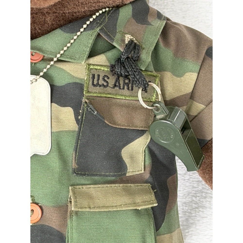Bear Forces of America US Army Teddy Bear 21" Made in USA Military Camo Rare - Picture 13 of 16